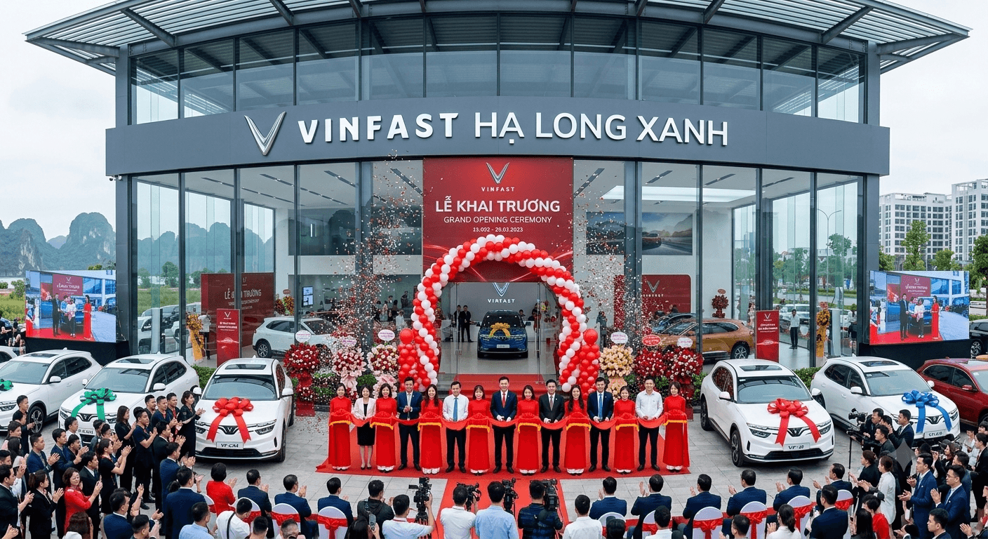 Lễ khai trương showroom VinFast Hạ Long Xanh